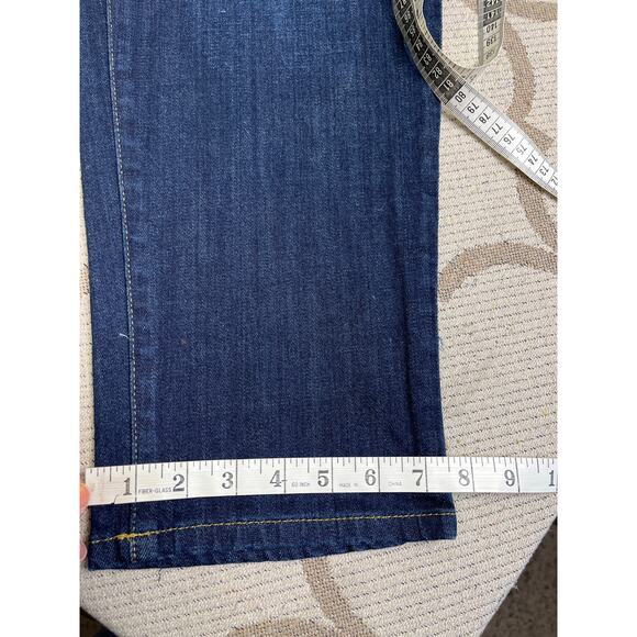 Talbots Simply Flattering 5-pocket Boyfriend Dark wash blue jeans, size 14 - Picture 9 of 12